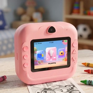 Appareil <span class=keywords><strong>photo</strong></span> instantané à commande vocale pour enfants, écran 2,4 pouces, mini-imprimante thermique IA, enregistrement <span class=keywords><strong>photo</strong></span> et vidéo, cadeau pour enfants - Product Image 3