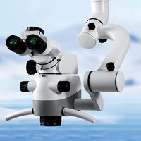 Microscope chirurgical dentaire Zoom avec caméra CE ISO 13485 pour l'endodontie ORL Ophtalmologie Utilisation clinique