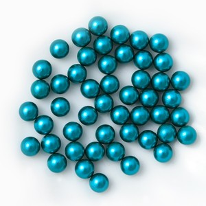 Couleurs de mode 3- 20mm coloré brillant perle Abs plastique sans trous ABS perles rondes perles de vêtement pour accessoires de bijoux - Product Image 4