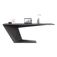 Bureau de direction moderne et élégant, table de travail créative et accessible, bureau d'étude décontracté, design luxueux, finition peinte, extensible, pour la maison
