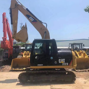 Excavadora Caterpillar CAT312d usada de alta calidad, máquina de construcción con ruedas y diésel, bomba de motor de cubo de 0,4 m³ - Product Image 1