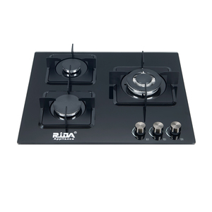 Ridax Bếp gas dễ dàng vệ sinh, bếp ga <span class=keywords><strong>3</strong></span> bếp với mặt bếp tích hợp bằng kính cường lực cho nhà bếp - Product Image 1