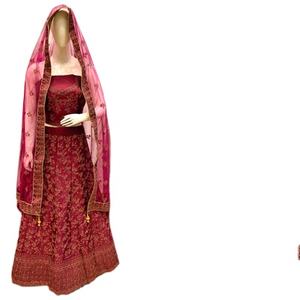 Magnifique Lehenga Choli avec Dupatta pour le mariage et les fêtes à bas prix, de haute qualité, nouveau créateur - Product Image 1