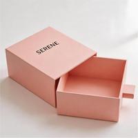Boîte cadeau de luxe en papier rigide avec tiroir coulissant, impression personnalisée, pour l'affichage de marchandises artisanales