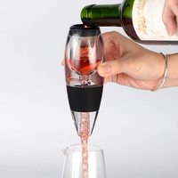 Décanteur à Vin Chaudement Vendu en Gros avec Filtres à Sédiments, Ensemble Verseur Aérateur Décanteur à Vin de Haute Qualité avec Filtres