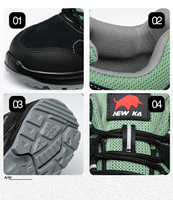 Chaussures de sécurité pour hommes les plus vendues, anti-écrasement, antidérapantes, résistantes à l'usure, respirantes et confortables pour les chantiers de construction
