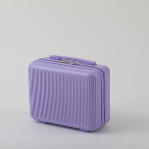 Valigia Trolley Impermeabile in ABS e Poliestere Ecologico con Ruote Girevoli e Borsa per Cosmetici - Product Image 4