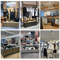 Présentoir de vêtements de magasin de sous-vêtements personnalisé Vitrine de magasin de détail Comptoir Design Vitrine de magasin de vêtements