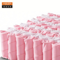 Matelas à ressorts ensachés 7 zones Micro Spring Mini Spring avec surmatelas et ressorts individuels en acier