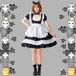 Nuevo Vestido de <span class=keywords><strong>Cosplay</strong></span> de <span class=keywords><strong>Anime</strong></span> para Mujer, Uniforme de Sirvienta, Vestido Largo con Delantal Blanco y Negro, Estilo Lolita, Gran Venta 2026 <span class=keywords><strong>2022</strong></span> - Product Image 6