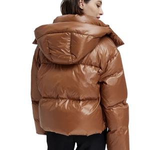 Proveedor Mayorista de Abrigos de Burbuja Personalizados para Mujer, Cortavientos, Impermeables, Cálidos, de Alta Calidad, con Cremallera, Talla Grande - Product Image 3