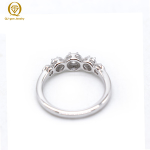 Low <b>Key</b> Luxury Platinum Women's <b>Ring</b> High Clarity Synthetic Diamond IGI Certified Custom Size/Free Inner <b>Engraving</b> for Gift - Product Image 4