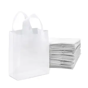 生物可回收购物塑料B定制商品模切手柄袋，用于包装Ier服装