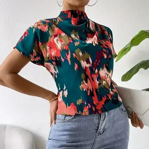 Женская блузка с коротким рукавом