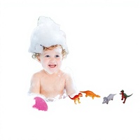 Bombes de bain véganes bio artisanales parfumées à la rose, bombes effervescentes, coffret cadeau surprise pour enfants avec jouet à l'intérieur, étiquette privée, œuf de dinosaure