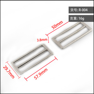 Zinc Alloy D Ring Buckle 38mm Black For Bags Adjustable <b>Webbing</b> Metal Buckle R003 Spring 2024 - Product Image 5