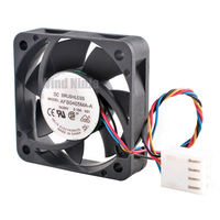 Ventilateur de refroidissement silencieux AFB0405MA-A 4cm 40mm 40x40x10mm DC5V 0.10A 4 broches avec double roulement à billes pour boîtier d'ordinateur, CPU, Raspberry Pi