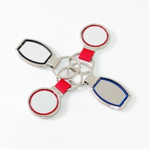 OEM Logo Souvenir Keychains Promotional Gifts Custom Design Luxury Fashion Sublimation <b>Blank</b> Car Keyring Custom Metal <b>Key</b> Chains - Product Image 2