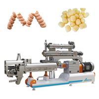 Extrudeuse à double vis entièrement automatique pour les usines de snacks soufflés au maïs et de bâtonnets de fromage