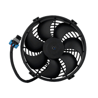 Ventilateur de refroidissement électrique 12V pour réservoir d'eau de moto, kit de refroidissement moteur noir pour Harley Sportster S RH1250S 2022 et versions ultérieures