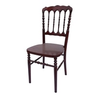 Chaise Napoléon Rétro en Bois Massif de Luxe Léger Chaise Napoléon en Bois Table et Chaise de Banquet de Mariage en Bambou
