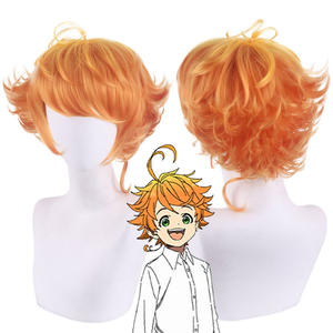 Ainizi Kurze Gemischte Gelbe Emma Cosplay-Perücke aus The Promised Neverland - Product Image 1