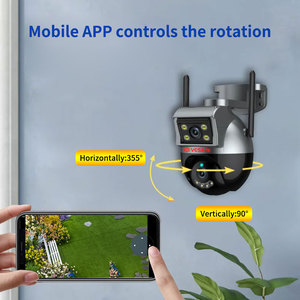 S6 4G e câmera inteligente WiFi-imagem 2K HD, visão noturna starlight, rastreamento automático de lente dupla, à prova de intempéries para segurança em casa/jardim - Product Image 4