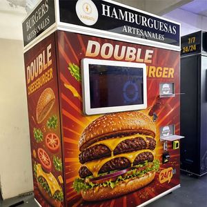 Máquina Expendedora de Hamburguesas Iplaysmart con Bandeja de Gran Capacidad, Máquina Expendedora Comercial para Hamburguesas - Product Image 1