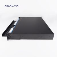 AGALAX/OEM 1U 96F Panel Patch Fiber Optik LC/SC UPC Rak-mount Single Mode ODF Jaringan FTTH Baja Canai Dingin Garansi 3 Tahun