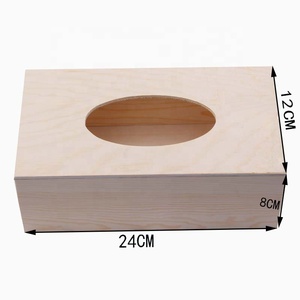Accesorios de madera DIY: <span class=keywords><strong>Caja</strong></span> de pañuelos multifunción de tilo macizo y <span class=keywords><strong>MDF</strong></span> pulido, de color natural, con boca <span class=keywords><strong>rectangular</strong></span>/ovalada y ajustable. - Product Image 6