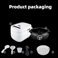 Autres appareils de cuisine Multi Cooker Pot Large Multifunctional Pot Ih Electric Soup Rice Cooker 5l Non Stick Cooking Pan Square