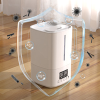 Humidificateur évaporatif à brume Offre Spéciale fraîche et chaude Design de remplissage supérieur Humidificateur d'aromathérapie d'intérieur 5L