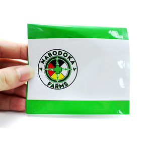 Childproof dây kéo tay cán túi nhựa lá thuốc lá bọc với băng dính - Product Image 2