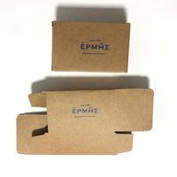 Caja de Cartón con Tapa de Papel Kraft, Impresión UV de Doble Capa, Estampado en Caliente, con Logotipo Personalizado Reciclable, para Pequeñas Empresas