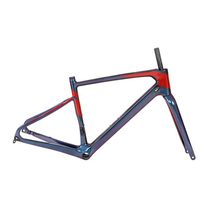 Cadre de vélo en fibre de carbone, vélo de route, léger, peinture changeante de couleur - Product Image 4