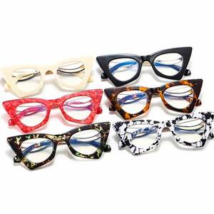 Gafas de Sol Vintage de Moda, Diseño de Ojo de Gato, Triangulares, con Estampado de Leopardo Negro, Protección UV400 para Mujer - Product Image 2