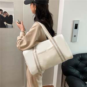 Bolsa de Gimnasio Personalizada de Gran Capacidad para Chicas, Bolsa de Deporte de Moda en PU Impermeable para Natación, Fitness, Viajes, Bolsa de Mano Portátil - Product Image 2