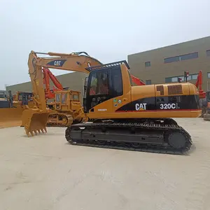 95% nova máquina escavadeira de esteira Caterpillar 320Cl usada Excelente condições de trabalho de alta eficiência à venda em Xangai