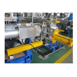 parallel twin screw granulator machine recycled waste plastic granules making granulation machine