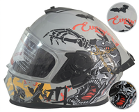 Casques de moto LOVSI, rabattables, ABS, DOT, couleur personnalisable, logo, libération rapide, double visière, toutes saisons, garantie 1 an, tailles M-L-XL