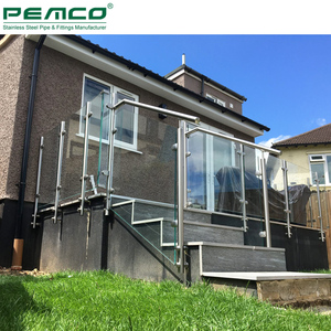 Poste de Vidro Temperado para Corrimão Externo de 10 a 12 mm, Design de Deck para Varanda em Aço Inoxidável - Product Image 6