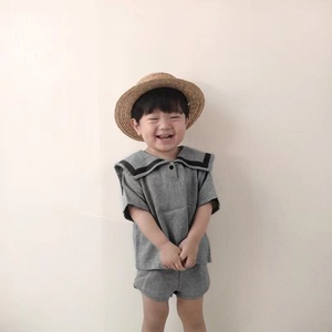 MSFS Australia US Conjunto de Ropa para Niños, Camiseta de Manga Corta y Pantalones Cortos de Verano, 2 Piezas, Cuello Camisero, Ropa para Niñas - Product Image 3