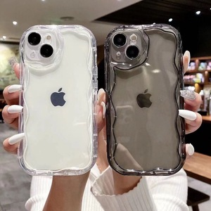 Funda color crema para <span class=keywords><strong>iPhone</strong></span> 16/15, Apple 14 Pro Max, 13/12 Pro, <span class=keywords><strong>11XS</strong></span>, transparente y con tacto de alta gama. - Product Image 1