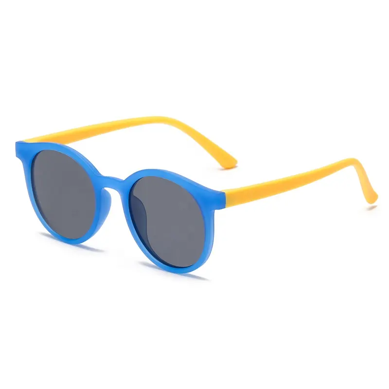 Модная детская одежда для мальчиков и девочек ясельного возраста с изображением UV400 защиты солнечные очки в стиле ретро с отражающим объектив для От 2 до 7 лет