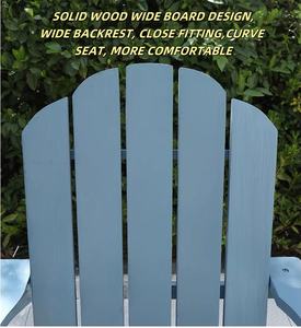 Sedia Adirondack con Braccioli in Stile Moderno, Set da Pranzo per Esterni in Legno di Teak, Arredamento da Giardino Fatto a Mano, Dimensioni Personalizzabili - Product Image 4