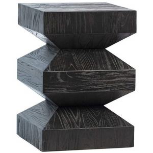 Muebles de Salón Modernos y Minimalistas de Diseño Único, Mesas Auxiliares Pequeñas de Madera Negra para el Hogar - Product Image 2