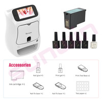 Machine à vernis à ongles haute vitesse 8s, 4800 dpi, appareil de manucure automatique avec connexion Wi-Fi, téléchargez vos propres photos d'ongles