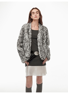 YR1275 Diseño clásico Fluffy Feeling Chaqueta <span class=keywords><strong>de</strong></span> <span class=keywords><strong>piel</strong></span> <span class=keywords><strong>de</strong></span> conejo real <span class=keywords><strong>Abrigo</strong></span> <span class=keywords><strong>de</strong></span> <span class=keywords><strong>piel</strong></span> <span class=keywords><strong>de</strong></span> conejo <span class=keywords><strong>de</strong></span> <span class=keywords><strong>nutria</strong></span> <span class=keywords><strong>de</strong></span> punto suelto para mujer - Product Image 3