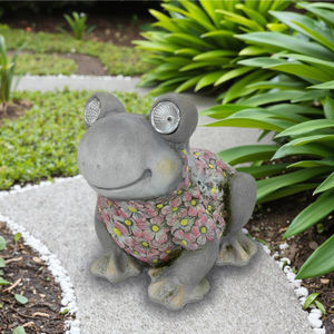 Decorazione cortile esterno fantasia oggetti in resina protezione ambientale solare LED statua animale scultura all'aperto in resina - Product Image 4