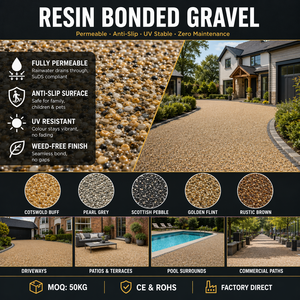 Offre Spéciale : Gravier Coloré Résine-Bonded pour Allées – Revêtement de Sol en Galets pour Allées en Gravier Résine-Bonded - Product Image 2